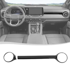 Central Control Air Vents Covers for Chevy Colorado 2023-2024 Carbon Fiber Black