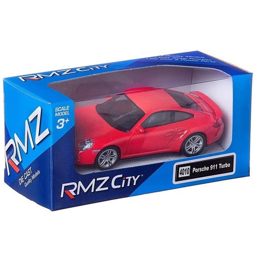 Modellino auto pressofuso RMZ City 2010 Porsche 911 997 Turbo rosso scala... - Foto 6 di 6