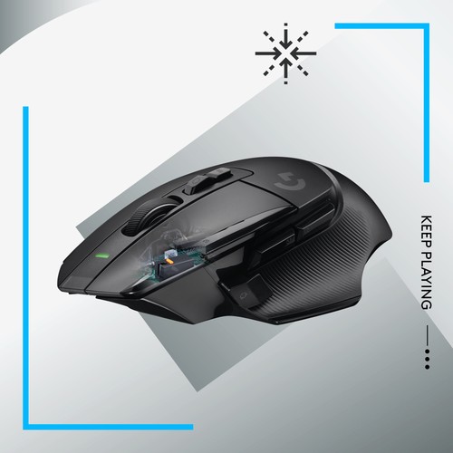 Bezprzewodowa mysz do gier Logitech G502 X Lightspeed - hybrydowa LIGHTFORCE - Zdjęcie 2 z 6