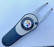 Pittsburgh Steelers Pitchfix Icon Switchblade Golf Ball Marker Divot Tool