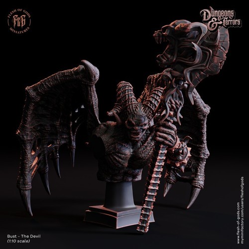 Dungeons & Terror de Flesh of Gods Minis de resina DnD impresas en 3D - Imagen 26 de 45