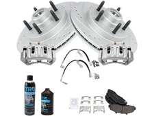 Front Brake Pad and Rotor Kit For 2002 Lincoln Blackwood MP675ZS