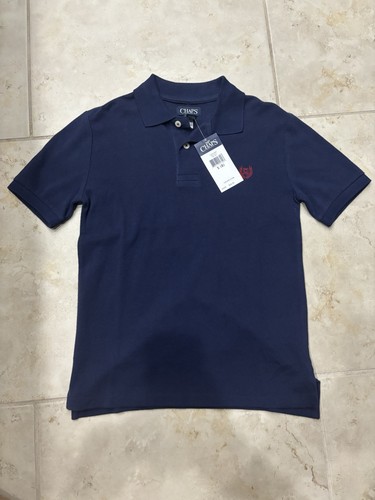 Brand new CHAPS POLO youth navy blue, 100% Cotton Kids Small (8) - Picture 1 of 5