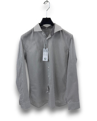 Seidensticker Herren Hemd Gr. L gestreift Businesshemd Kentkragen Slim Fit