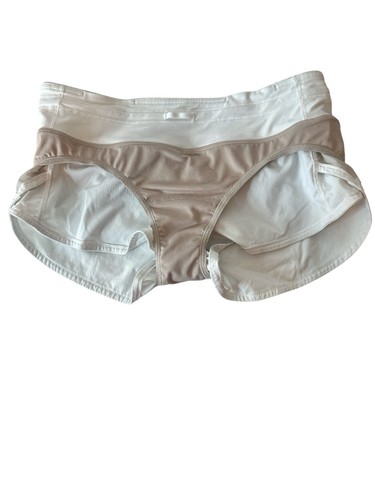 Lululemon Damenshorts Größe 6 weiß Kordelzug Laufen Athleisure Taschen Fitnessstudio - Bild 3 von 9