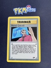 Pokemon TCG Blaine’s Quiz #2 Gym Challenge 111/132 Regular LP.