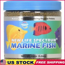 Marine Fish Formula Sinking Pellets 150g Natural Preservatives Fish Food New