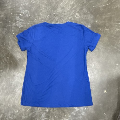 T-shirt donna Bauer scollo a V manica corta maglietta casual taglia S - Foto 4 di 5
