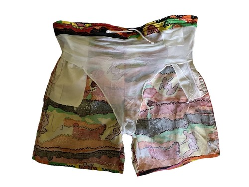 Vintage 60s McGregor Colorful Swim Pant Suit Trunks Men’s Size XL - Picture 5 of 7