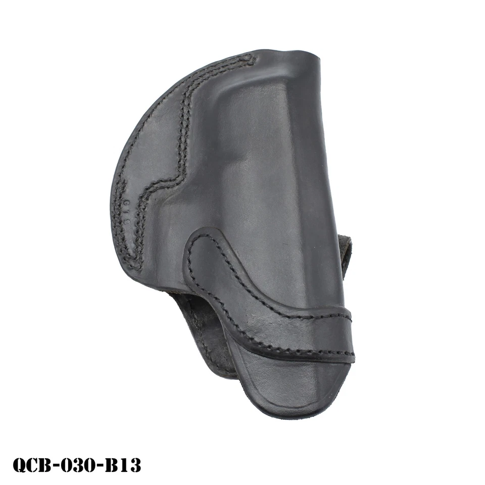 Kramer G19 Glock 19 Holster Black Leather ~ RH ~ USED US Government Surplus - Image 3 of 4