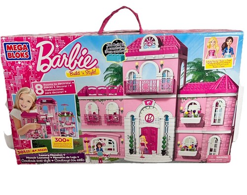 Mega Bloks Barbie Build n Style 80229 Luxury Mansion 80228 Pool Party (2012) - Picture 20 of 21