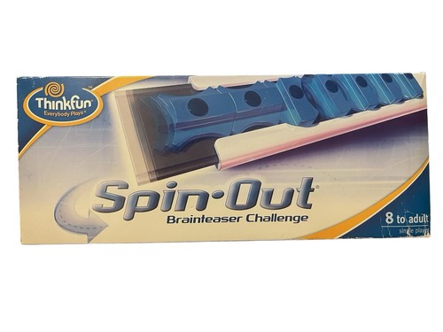 ThinkFun Spin Out Brainteaser Challenge Game Single Player 2005 With Box - Picture 2 of 3