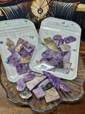 Beautiful Charoite Crystal Small Pieces 25g Bag
