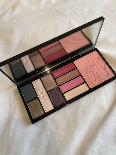 UNUSED Yves Saint Laurent YSL Makeup Palette Eye Shadow Lip Brush Mascara Pouch - Picture 11 of 24