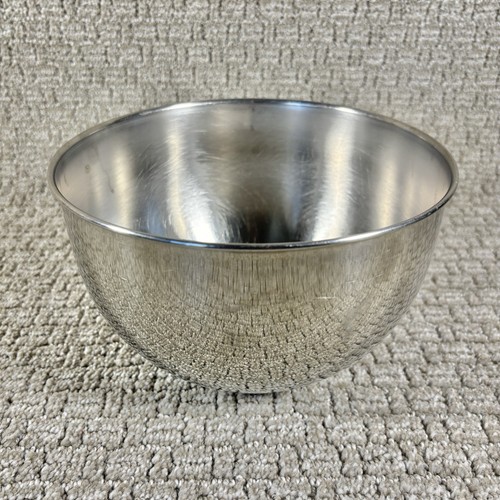 Vintage 60s REVERE WARE Stainless Mixing Bowls Double Ring USA Set Of 3 Nesting - Picture 15 of 17