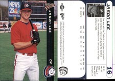 Jason Lee 1999 Multi-Ad Peoria Chiefs #16 RC Card FREE SHIP *AutographDen*
