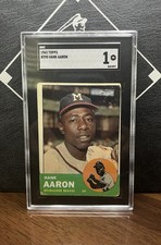 1963 Topps - Hank Aaron #390