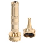 2 Pcs Garden Hose Brass Nozzle Sprayer Connector for Outdoor Watering Tasks