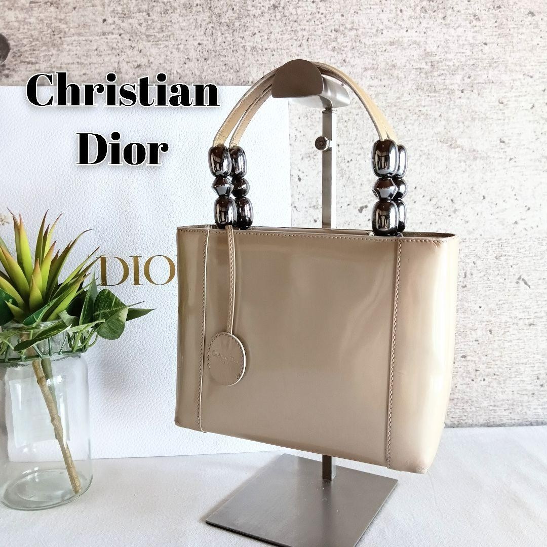 【美品】Chistian Dior  vintage handbag Christian Dior Authentic Vintage Brown Trotter Alma Handbag