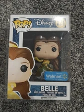Funko POP! Disney Beauty and The Beast Belle Glitter #221 Walmart Exclusive