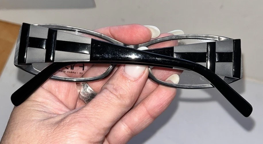 Fysh UK Urban Eyewear 3511 51-17-135 FRAME ONLY Black/Gold Scrollwork Eyeglasses FYSH Women Eyeglass Frames | eBay main image 4