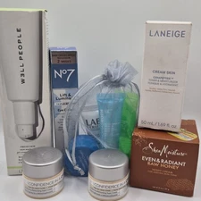 New Face Skin Care Repair Renew Bundle Anti-Aging Cream Laneige Toner Roth Masks