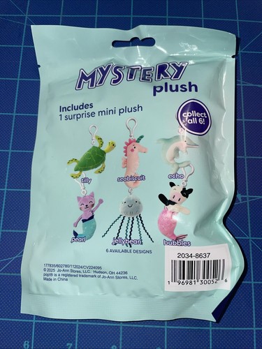 Pop (Joann’s Exclusive Brand) Mystery Schlüsselanhänger Plüsch Meer Meerjungfrau Menge 2 - Bild 2 von 2