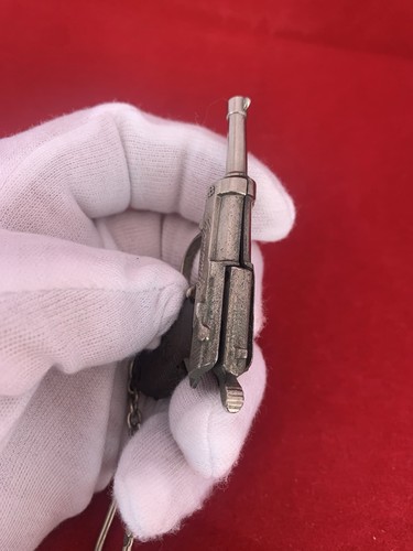 REDONDO COMANDO CAP PISTOL KEYRING METAL TOY MINIATURE VINTAGE SPAIN - Picture 12 of 19
