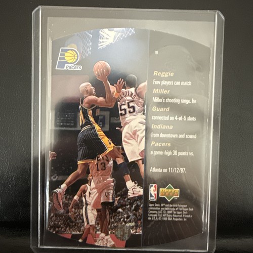 Reggie Miller 1997/98 SPX Basketball #19  NrMt - Foto 2 di 2
