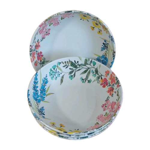 4 Rachel Ashwell Shabby Chic Wildblumen 100 % Melamin Schalen 7,5 Zoll - Neu - Bild 2 von 2