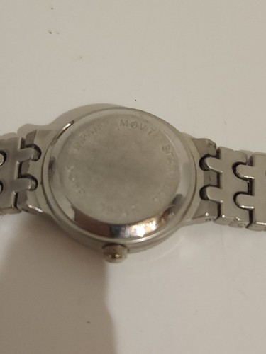 Embassy By Gruen Ladies Bracelet Wristwatch Blue Dial Two Tone 22mm Works - Picture 7 of 7