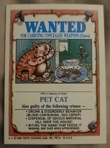 1986 Topps Garbage Pail Kids GPK OS Series 4 IG LOU #158b (NM) SEE PICS!!! - Picture 3 of 5