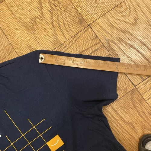 Amazon Sortin’ Saturday T-sh T-shirt Navy Men’s Size XL New 100% Cotton - Picture 5 of 9