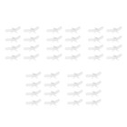  5 Pack Mini Lounge Chair Miniature Beach Model Plastic Adornments