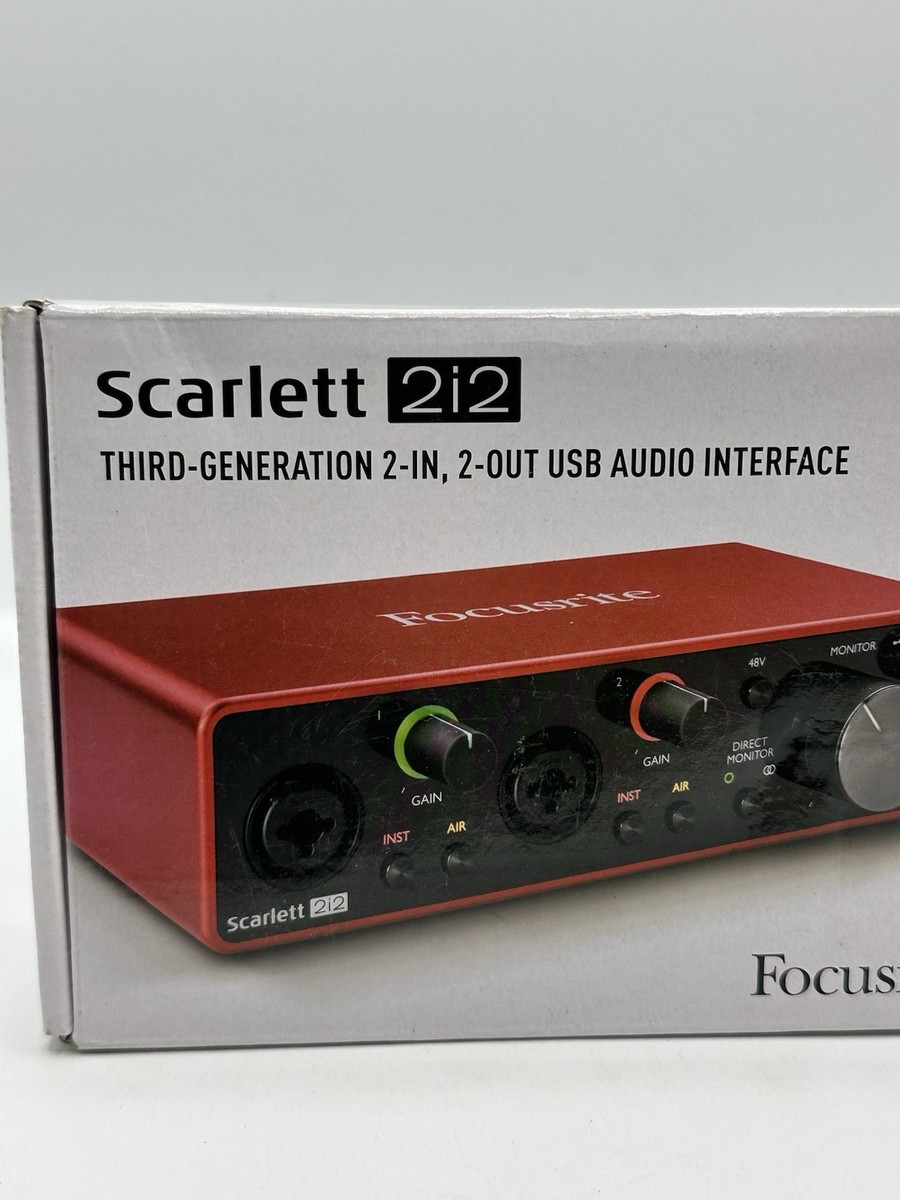 【かわせ】Focusrite Scarlett 2i2 3rd Focusrite Scarlett 2i2 (3rd Gen)