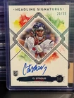 2024 Topps Motif CJ Stroud Rookie Auto /99 Houston Texans