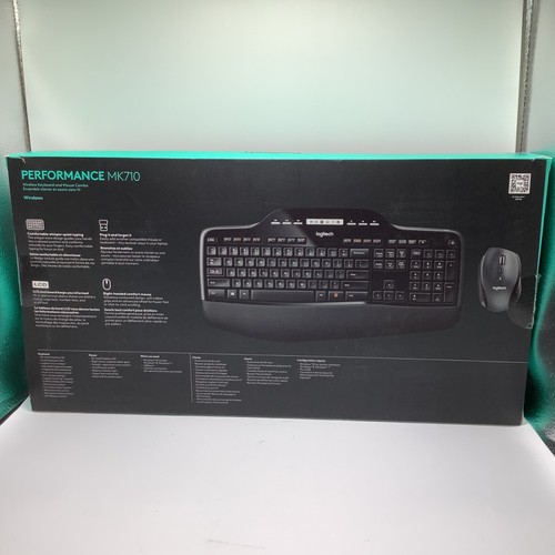 Logitech MK710 Wireless Desktop Mouse Keyboard Combo Unifying USB Receiver - Picture 2 of 13