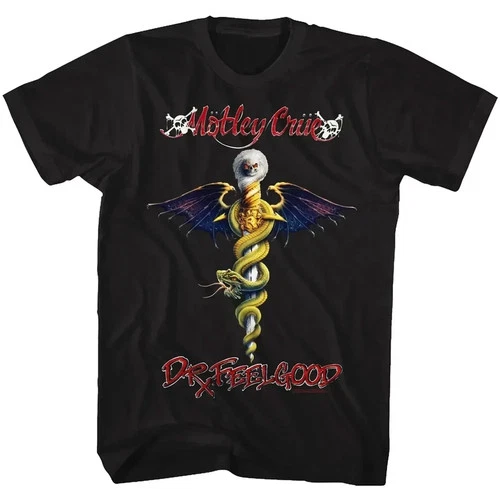 Heavy Metal Dr. Feelgood 1989 Motley Crue Cotton T-shirt S-5XL - product listing photo