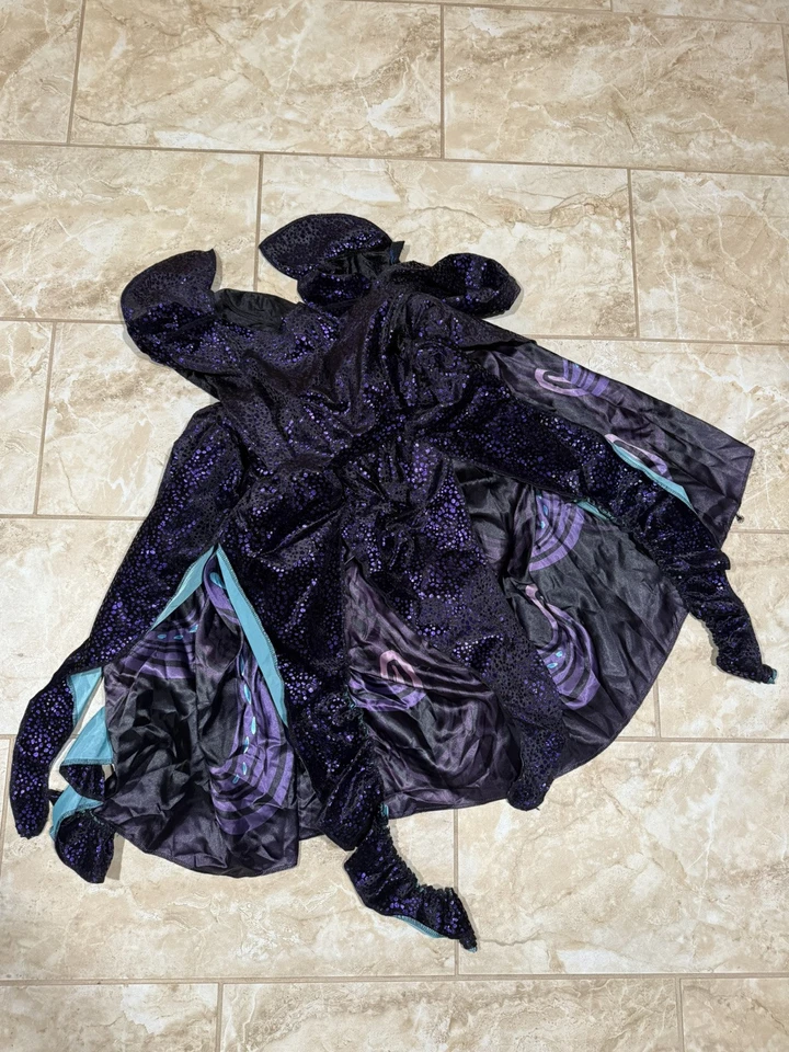 Disfraz de Sirenita de Acción en Vivo para Mujer Úrsula *Solo Vestido* Talla M Halloween Foto 2 de 3