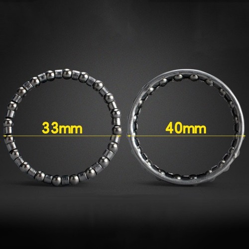2 X Bicycle Ball Bearing Caged 1-1/8 Threadless Headsets Cups Threaded MTB Bike - Picture 23 of 24