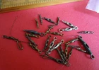 A SMALL COLLECTION OF VINTAGE BOX SWIVELS, IDEAL FOR DISPLAY OR LURE RESTORATION