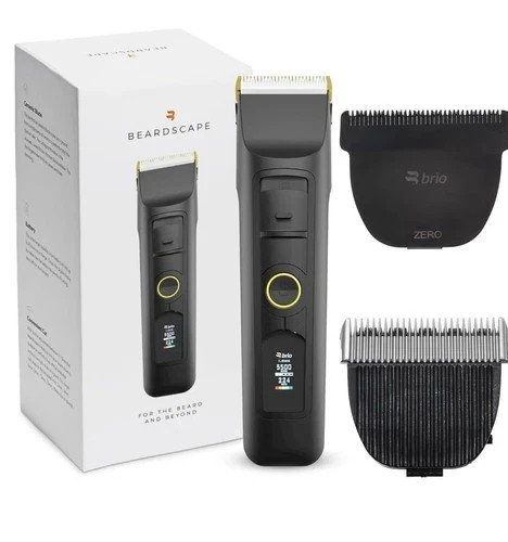 Brio Beardscape V2 Beard Trimmer for Men Professional with Fade Manscape Barber