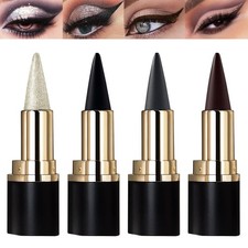 Gel Eyeliner Set Waterproof Long Lasting 4 Colors Smooth Eye Makeup Pencil Women