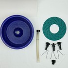 TerraX Blue Bowl Gold Concentrator Kit with High-Efficiency Prospecting Mat