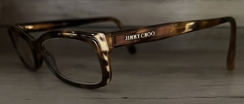 Jimmy Choo Eyeglasses Tortoise Frames Only JC148 PUU 54-15-145  Italy Designer - Picture 1 of 13