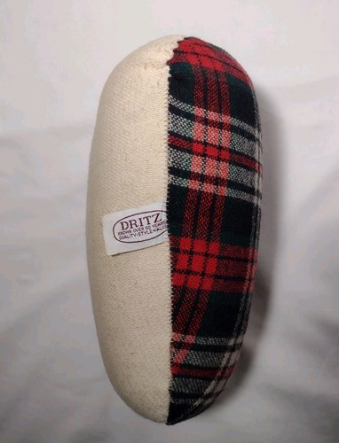 Vintage Dritz Tailors Ham 9" Wool Plaid Sewing Dressmaker - Picture 3 of 6