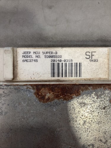 Jeep YJ Wrangler 1987-1990 ECU/ECM 53005522 - Imagen 2 de 3