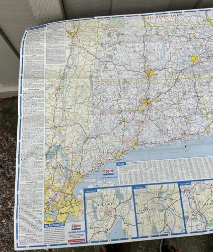 Mapa vintage 1972-73 - Nueva Inglaterra de Exxon - Imagen 5 de 9