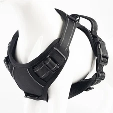 No Pull Dog Harness, Reflective Comfortable Vest Harness with Front & Back Ea...