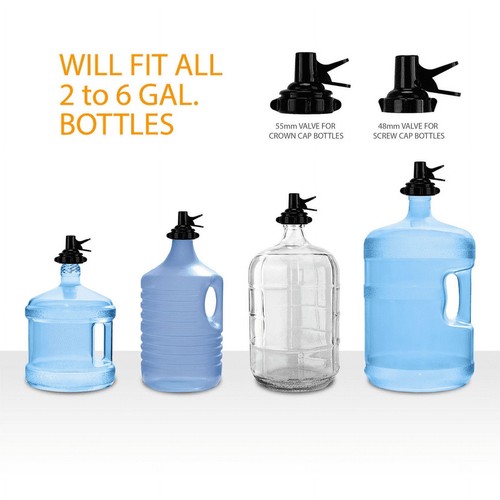 5 Gallon Water Bottle Jug Drink Dispenser Storage Cooler Fordable Stand - Picture 6 of 6